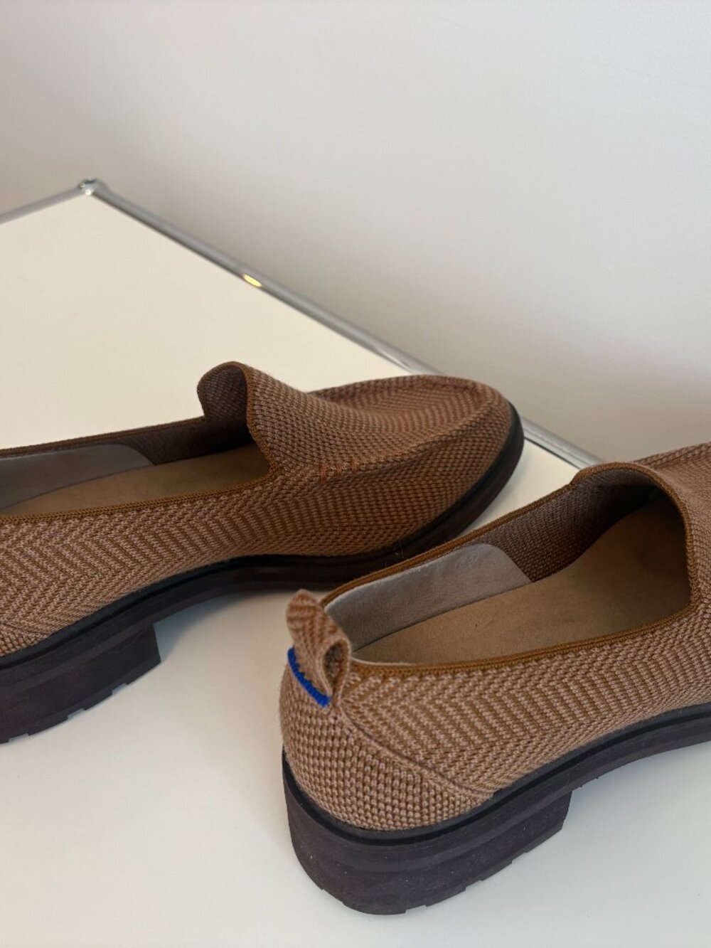 Rothy's The Lug Loafer - Teak Herringbone Size 8.5 - Picture 8 of 9